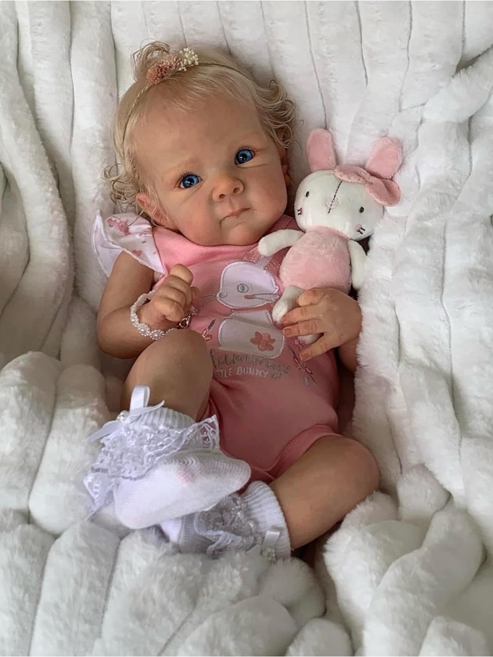 Realistic Reborn Baby Dolls Silicone Full Body Girl 18 Inch Lifelike - Picture 6 of 8